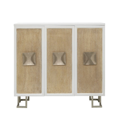3 Door Storage Accent Chest with Drawer