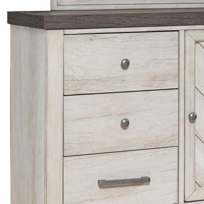Riverwood Bureau Dresser and Mirror