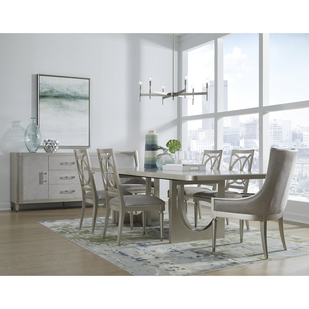 Zoey Wood Back Side Chair 2/ctn