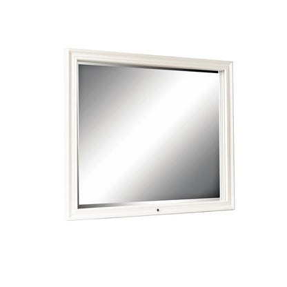 Framed Dresser Mirror with LED Lighting