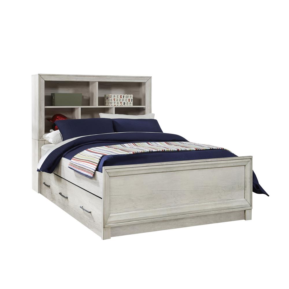 Riverwood Twin Bookcase Bed with Trundle