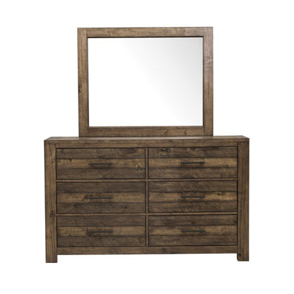 Dakota Amber Landscape Mirror