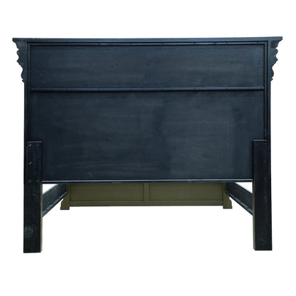 Madison Ridge Brown Queen Bed with Chest Footboard