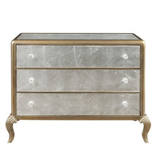 Three Drawer Eglomise Accent Chest