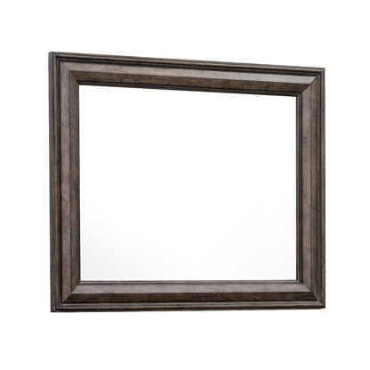 Woodbury Rectangular Mirror in Cowboy Boots Brown