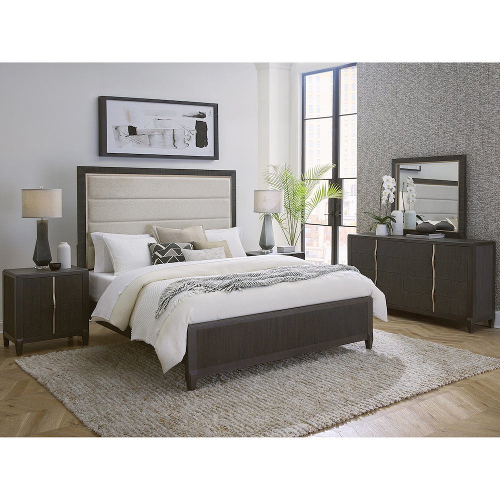 West End Loft Upholstered California King Bed
