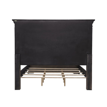 Woodbury California King Panel Bed in Cowboy Boots Brown