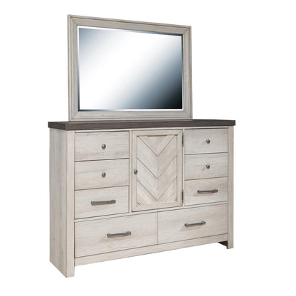 Riverwood Bureau Dresser and Mirror