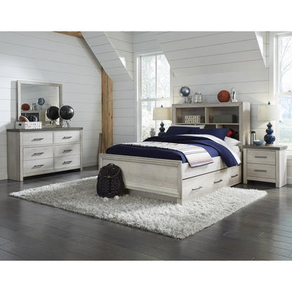 Riverwood Twin Bookcase Bed with Trundle