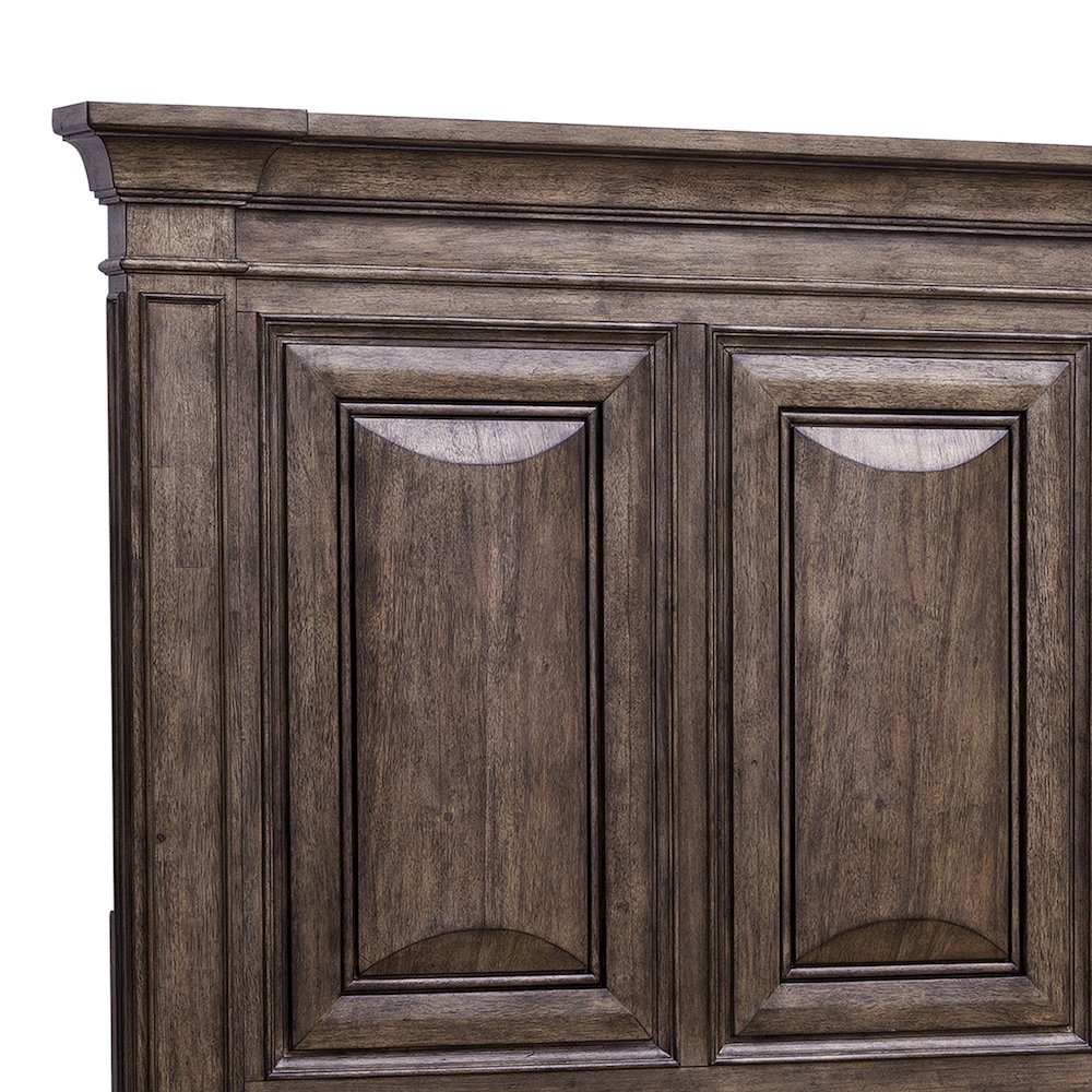 Woodbury California King Panel Bed in Cowboy Boots Brown