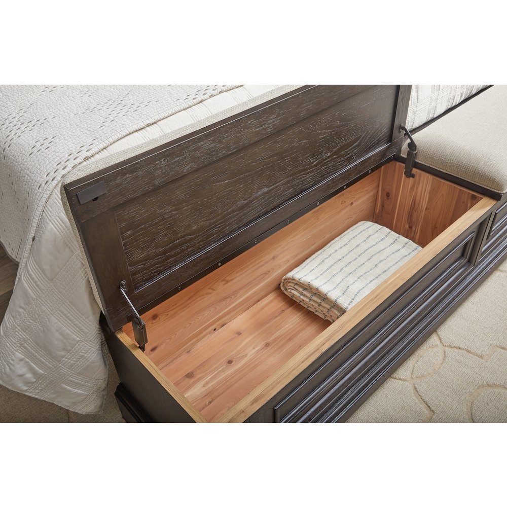 Hickory Creek California King Storage Bed
