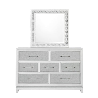 Starlight 7 Drawer Dresser with Mirror and LED Lighting