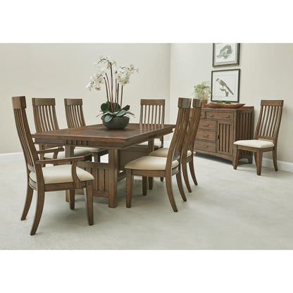 Seneca Trestle Dining Table with an 18" Leaf