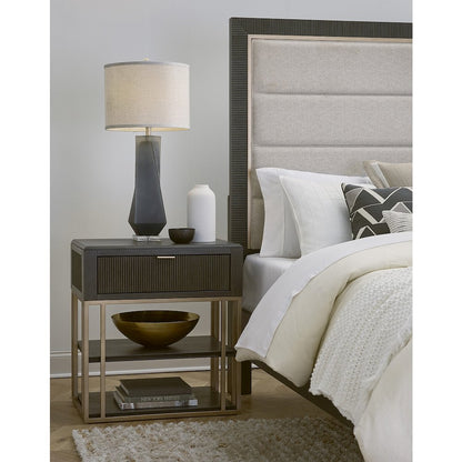 West End Loft Accent Nightstand with Storage Drawer