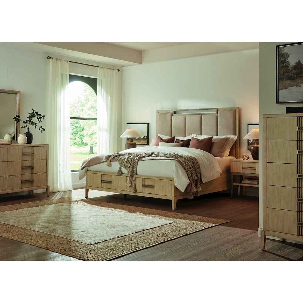 Kendall California King Upholstered Storage Bed