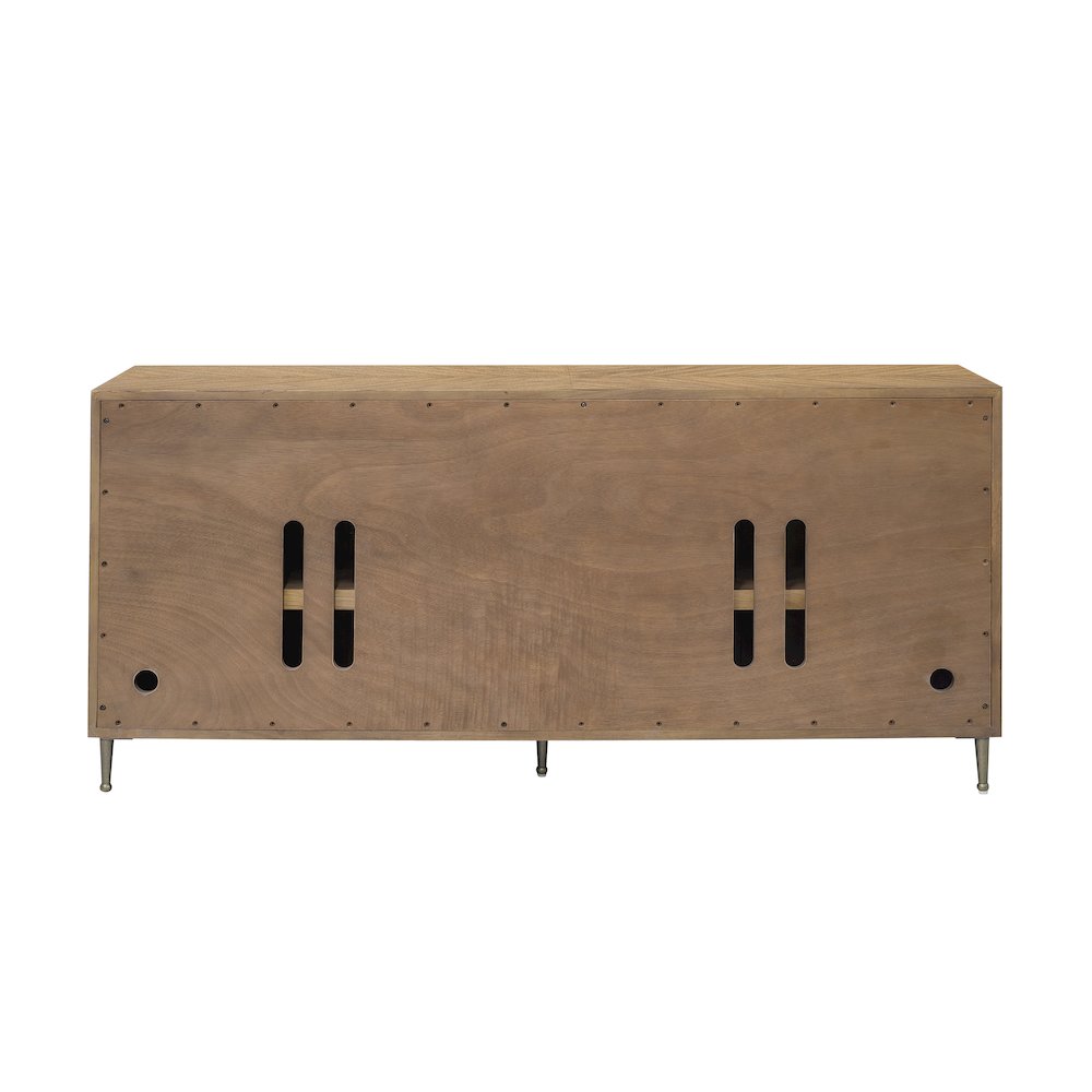 Mid-Century Modern 4 Door Credenza