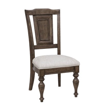 Woodbury Wooden Side Chair in Cowboy Boots Brown