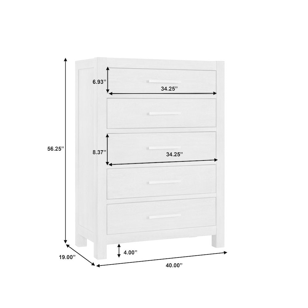 Millwork 5-Drawer Chest