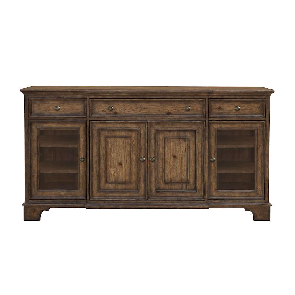 Revival Row 3-Drawer Buffet with Cabinet Doors