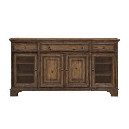 Revival Row 3-Drawer Buffet with Cabinet Doors