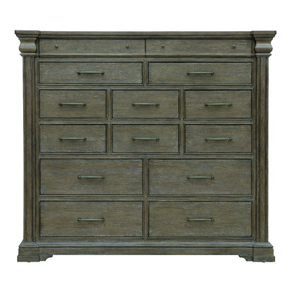 Madison Ridge Brown 14 Drawer Master Chest