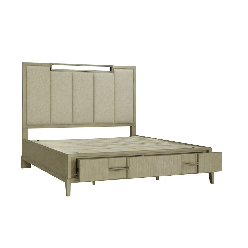 Kendall Queen Upholstered Storage Bed