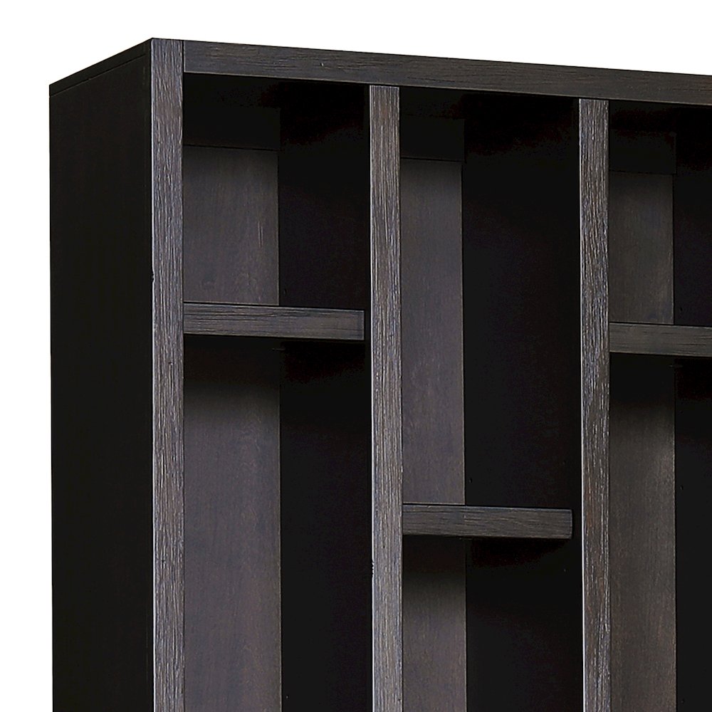 Eleven Shelf Open Storage Bookcase Curio