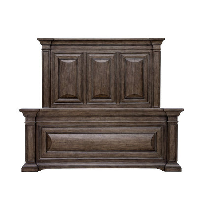 Woodbury Queen Panel Bed in Cowboy Boots Brown