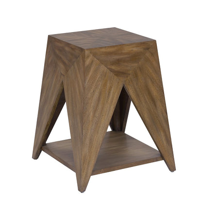 Geometric Shaped Accent Table