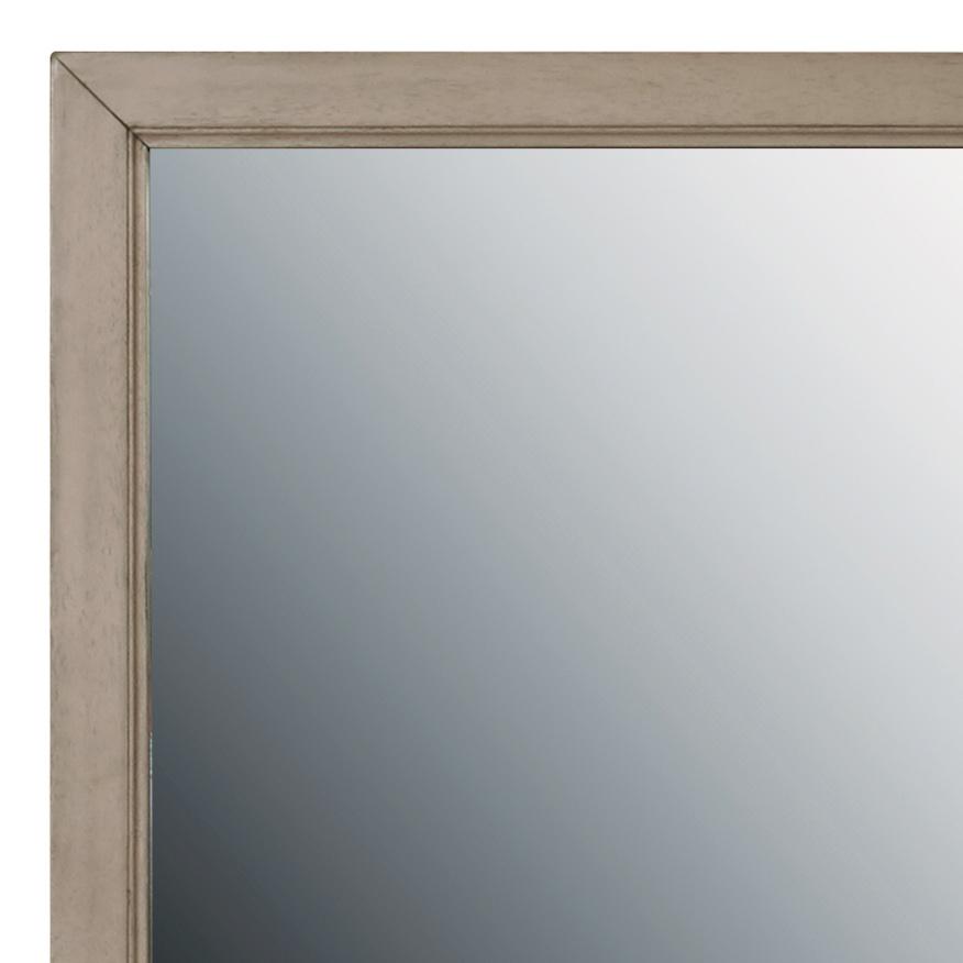 Kids Framed Dresser Mirror in River Birch Brown