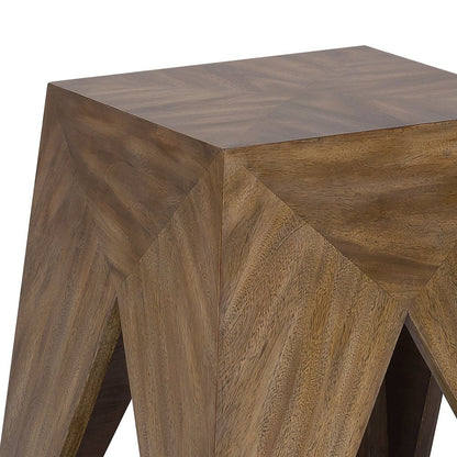 Geometric Shaped Accent Table