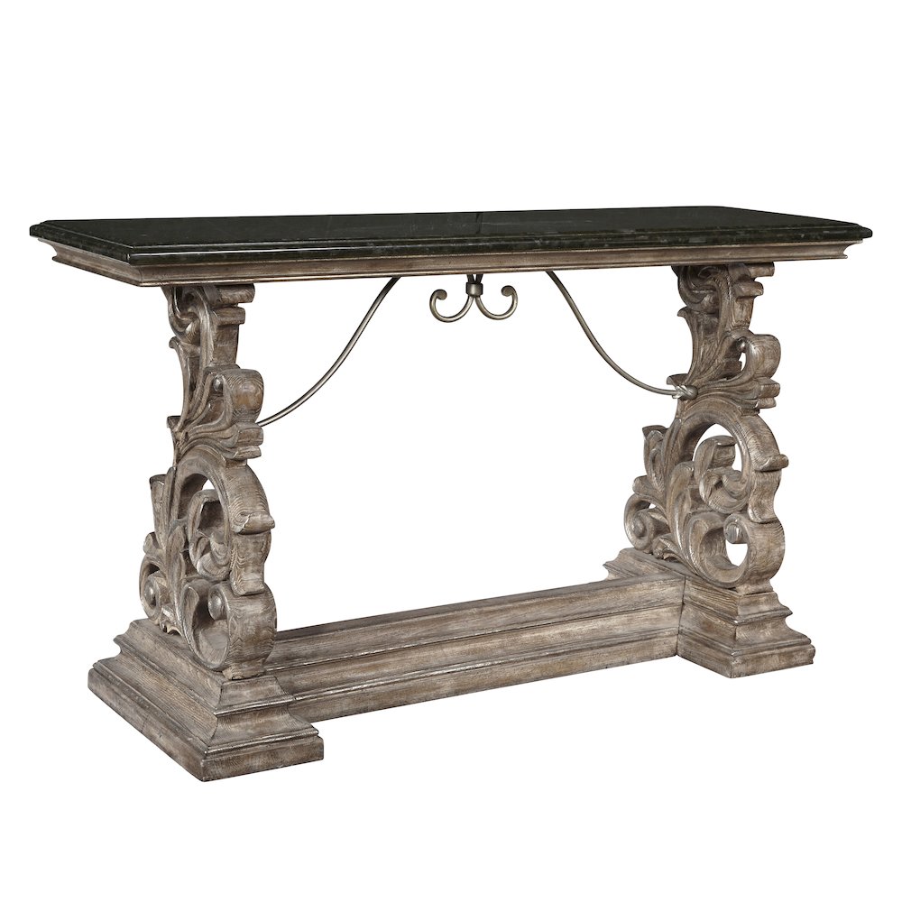 Marble Top Console Table