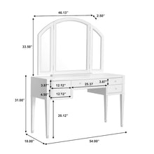 Zoey 5 Drawer Vanity Dressing Table