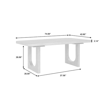 Drew & Jonathan Home Griffith Double Pedestal Dining Table