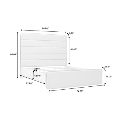 Brighton Queen Upholstered Bed