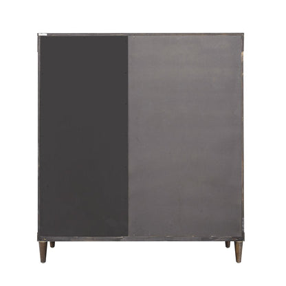 Asher Park 6 Drawer Master Chest, Piano Brown Finish