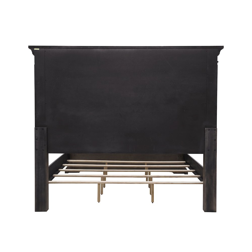 Woodbury Queen Panel Bed in Cowboy Boots Brown