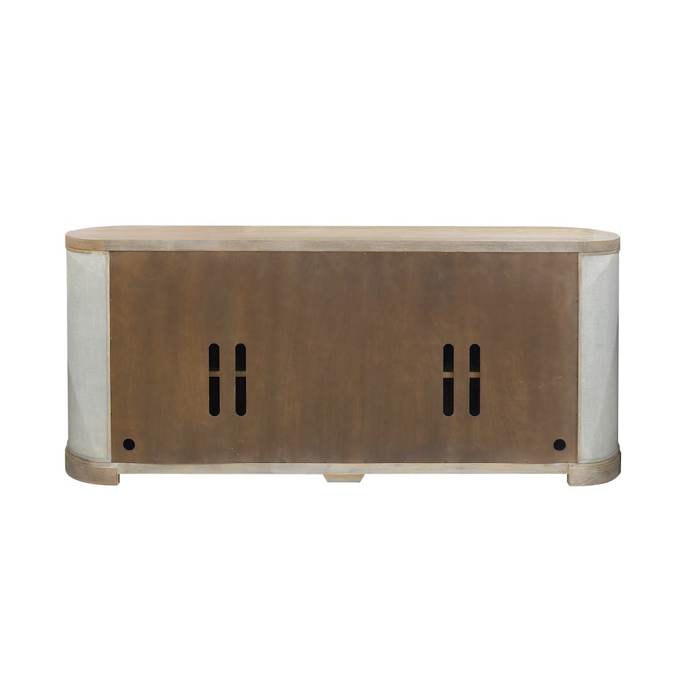 Modern 4 Door Credenza