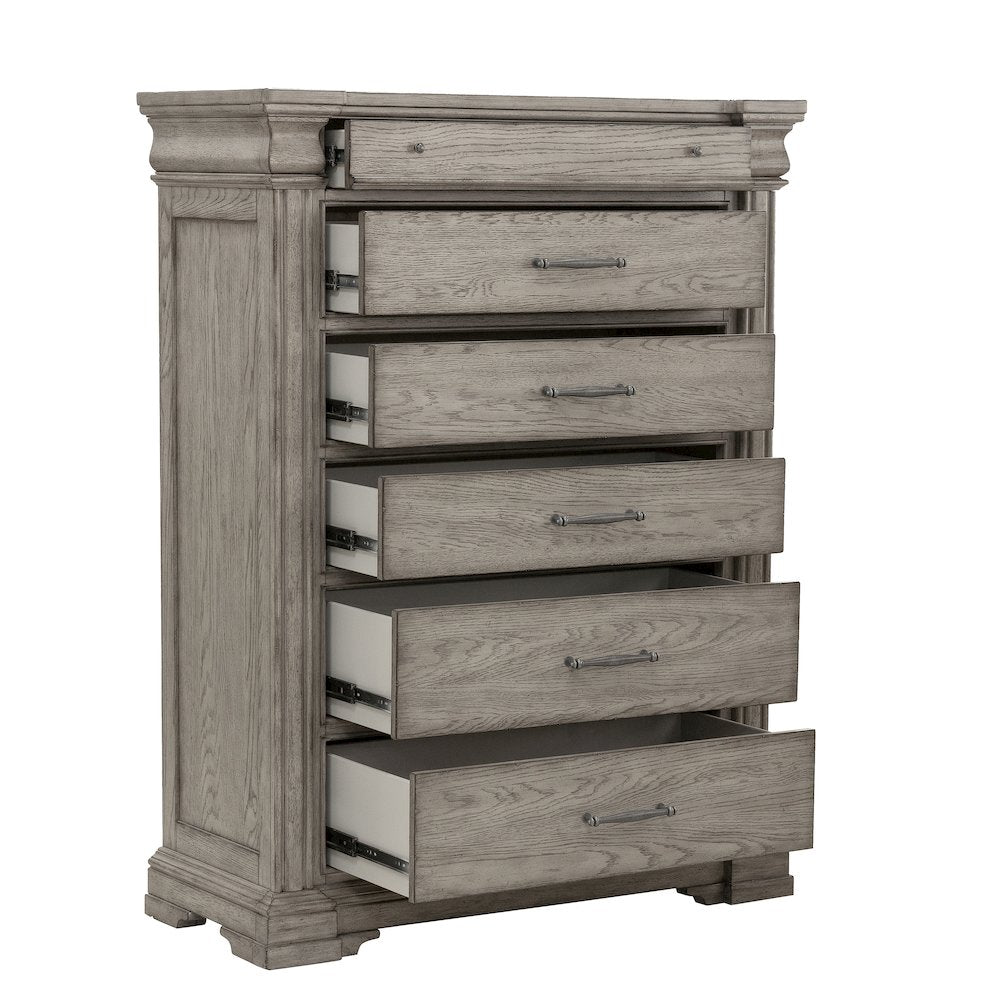 Madison Ridge 6 Drawer Chest in Heritage Taupe