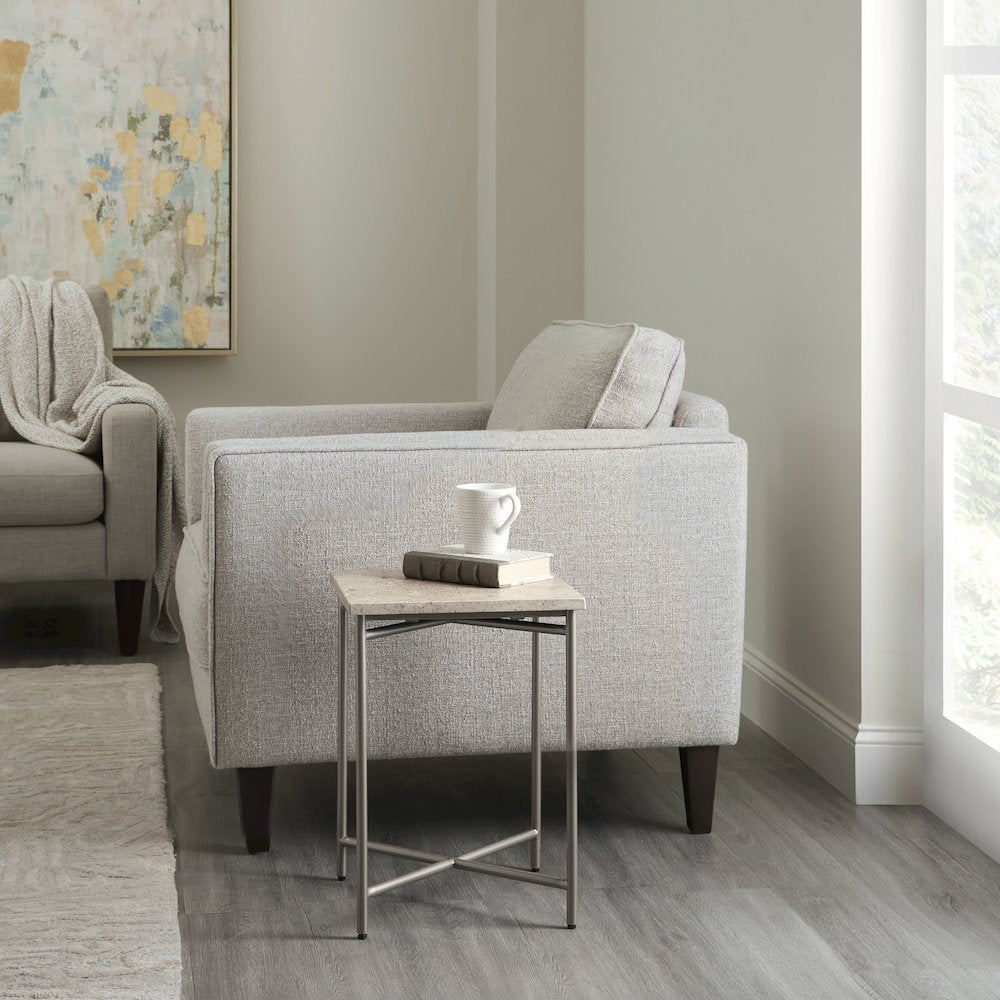 Small Stone Top Nesting table