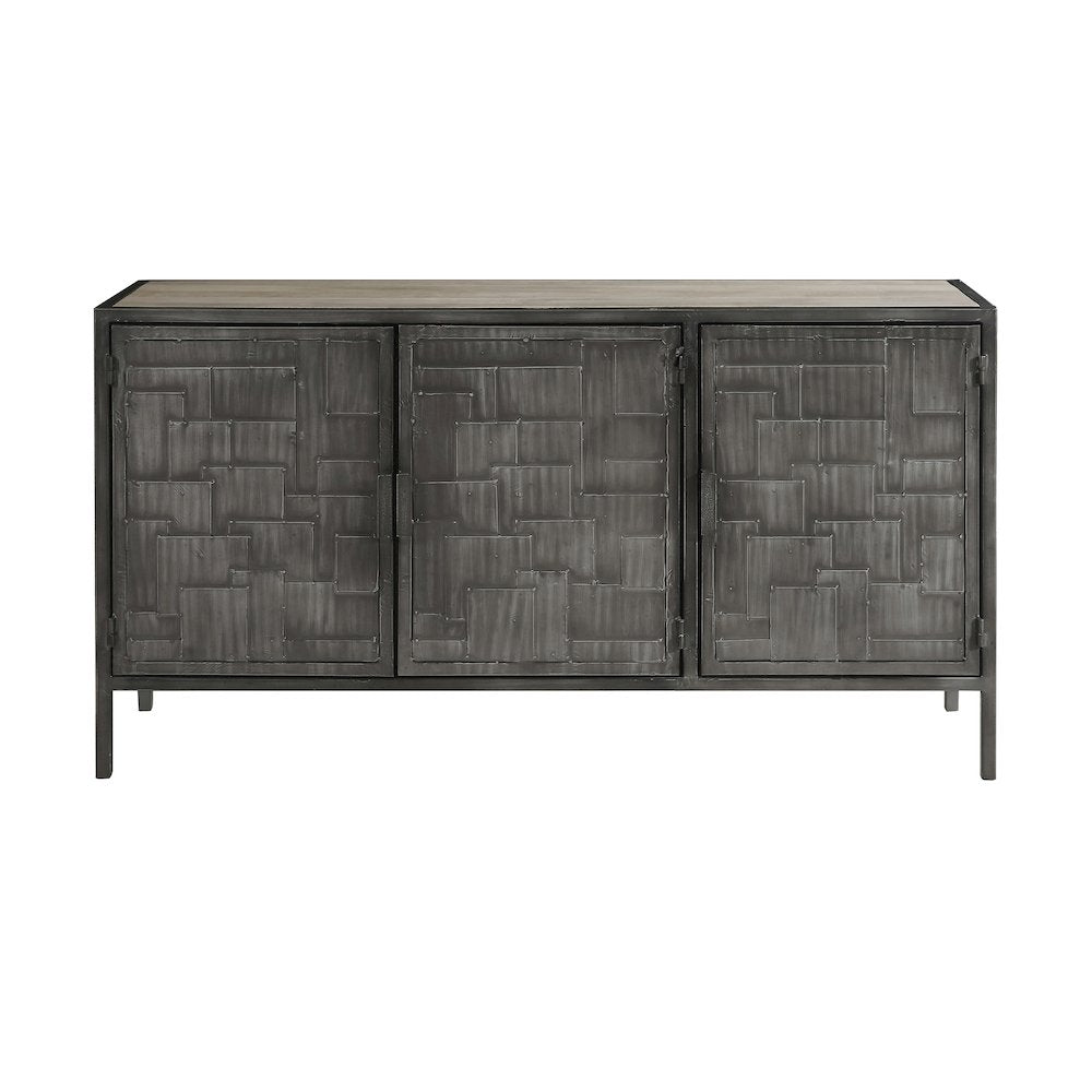3-Door Metal Sideboard