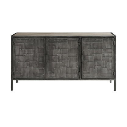 3-Door Metal Sideboard
