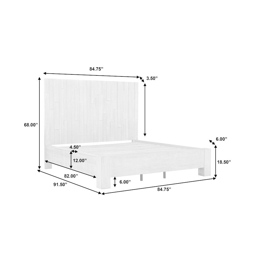 Millwork King Panel Bed