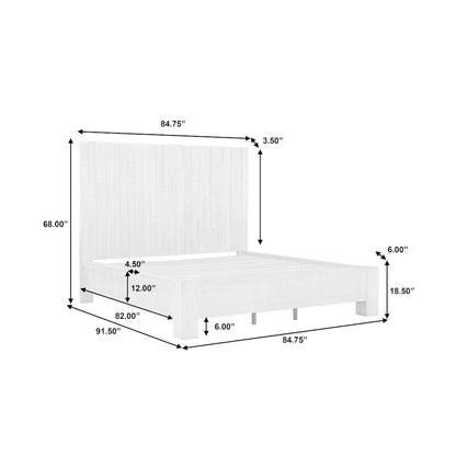 Millwork King Panel Bed