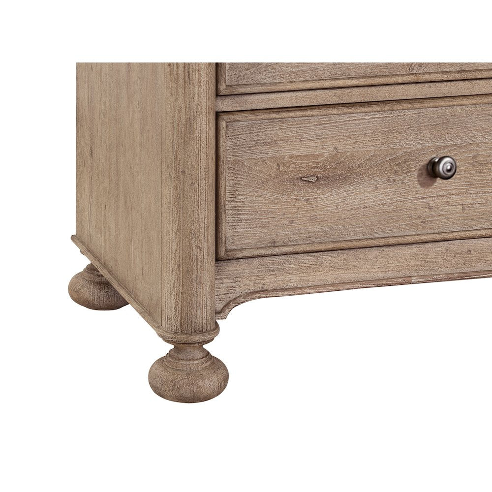 Higgins Street 3-Drawer Nightstand with USB-C ports