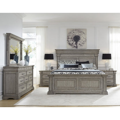 Madison Ridge Queen Panel Bed in Heritage Taupe
