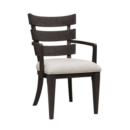 West End Loft Wood Back Arm Chair 2/ctn