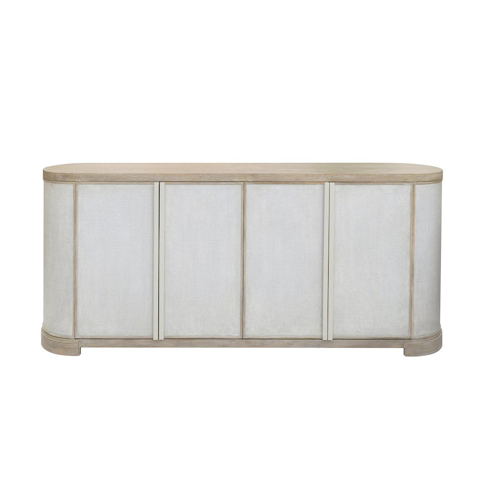 Modern 4 Door Credenza