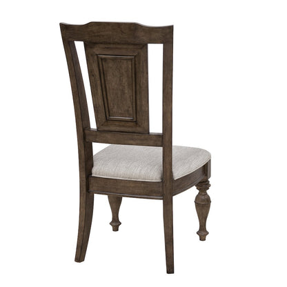 Woodbury Wooden Side Chair in Cowboy Boots Brown