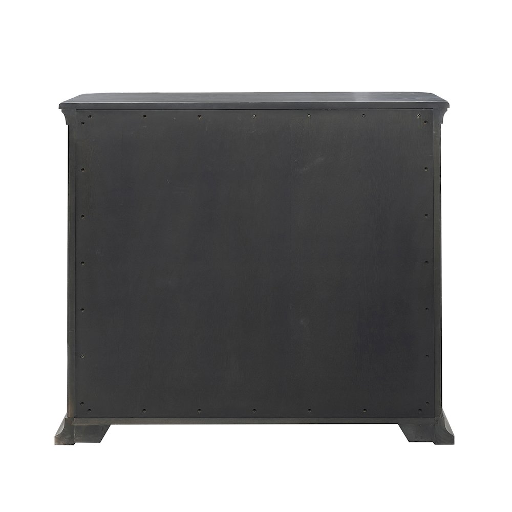 Reeded 2 Door Accent Chest with Shelves